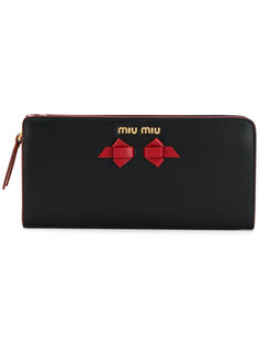 кошелек с бантом Miu Miu