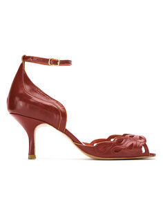 leather pumps Sarah Chofakian