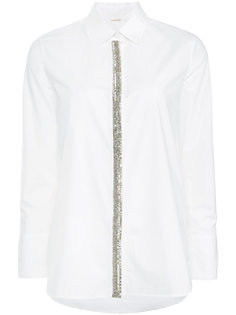embellished placket shirt  Adam Lippes