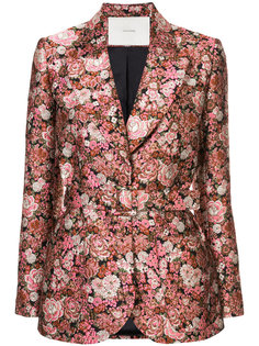 floral patterned blazer Adam Lippes