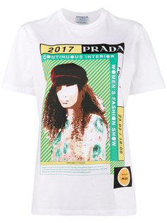 футболка с принтом Continuous Interior Prada