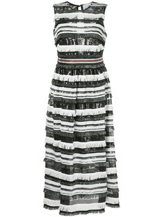 layered tassel dress  Si-Jay