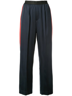 cropped trousers with red stripe Astraet