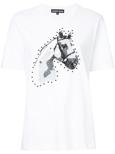 horse print T-shirt Markus Lupfer