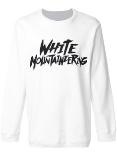 топ с логотипом White Mountaineering