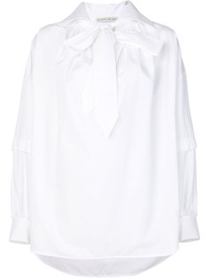 oversized bow collar shirt Etro