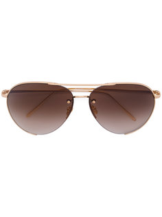round frame sunglasses Linda Farrow