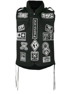 multi patch waistcoat  KTZ