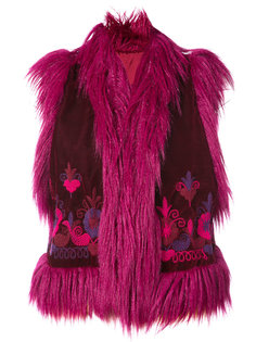 Windsor velvet vest Anna Sui