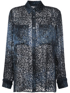 oversized sheer shirt  Raquel Allegra