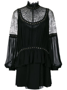 heart studded lace dress Elie Saab