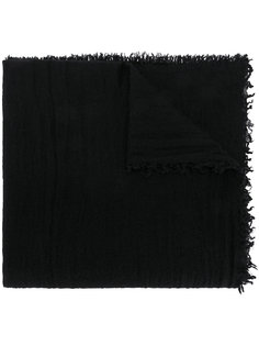 fringed knitted scarf Faliero Sarti