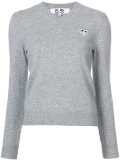 White Heart knit pullover  Comme Des Garçons Play