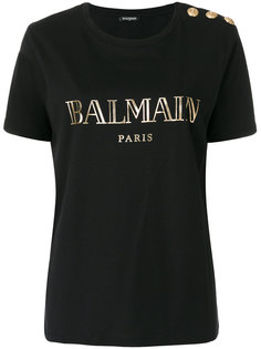 футболка с логотипом  Balmain