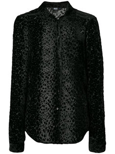 spotted sheer shirt Paige