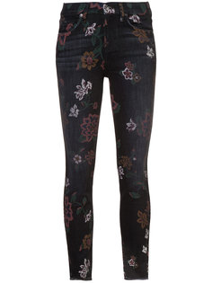 jeans with floral print 7 For All Mankind