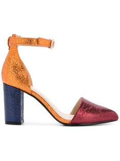 glitter colour block pumps G.V.G.V.