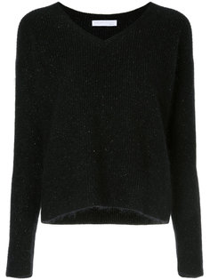 glitter v-neck jumper Fabiana Filippi