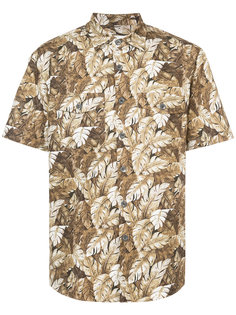 leaf print shirt Julien David
