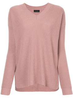 ribbed v-neck jumper Roberto Collina