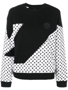 contrast panel patterned jumper Versus