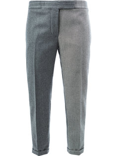 брюки в стилистике пэчворк Thom Browne