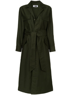 belted shirt-style coat H Beauty&amp;Youth