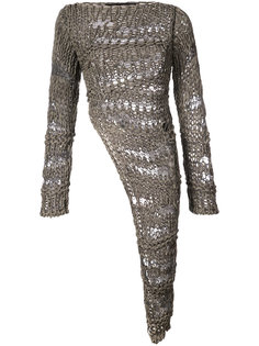 asymmetric knitted dress Isabel Benenato