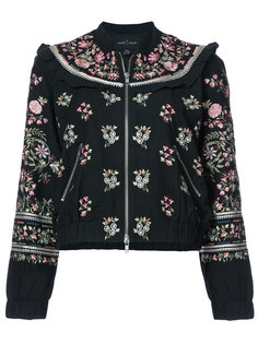 floral embroidered bomber jacket Needle &amp; Thread