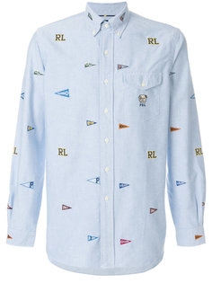 рубашка с вышивкой Polo Ralph Lauren