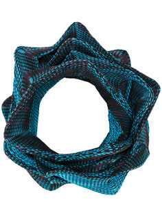 structured scarf  Issey Miyake