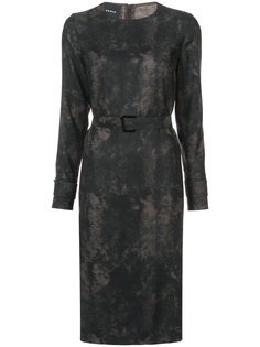 belted dress Akris