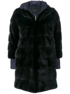 fur detail coat  Blancha