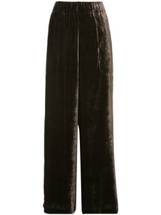 velour palazzo trousers Uma Wang