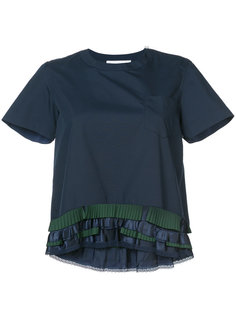 fringed T-shirt Sacai