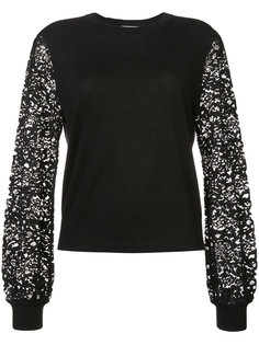 lace sleeved sweater Zimmermann