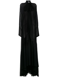 платье в пол Cupid с длинными рукавами Ann Demeulemeester