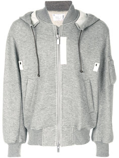 куртка бомбер с капюшоном Sacai
