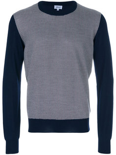 свитер с контрастными рукавами Brioni