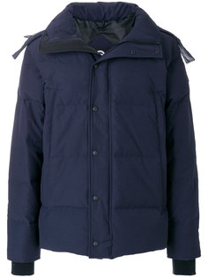 пуховик с капюшоном с оторочкой мехом койота Canada Goose