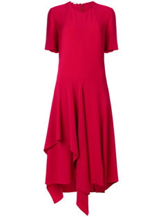 асимметричное платье с короткими рукавами  Stella McCartney