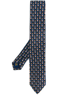 галстук с принтом плюшевых медведей Polo Ralph Lauren