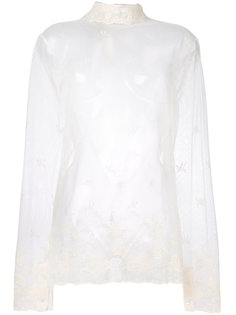 прозрачный кружевной топ Ann Demeulemeester