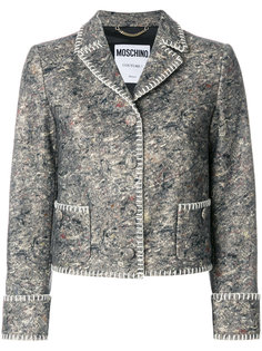 cropped stitched jacket Moschino