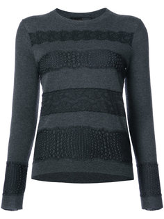 lace panel sweater Giambattista Valli