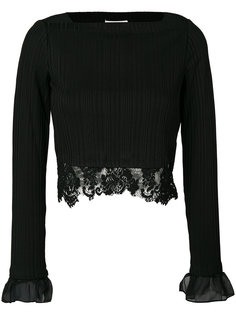 топ с кружевной отделкой 3.1 Phillip Lim