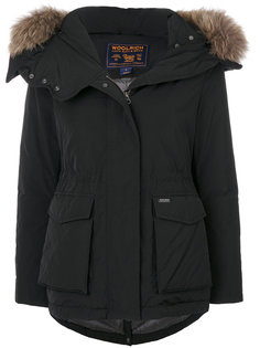 military parka coat Woolrich