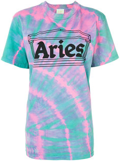 футболка с принтом логотипа Aries