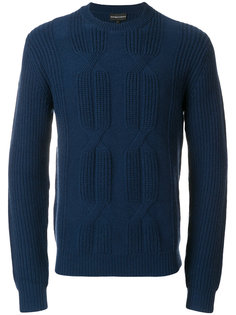 свитер крупной вязки Emporio Armani
