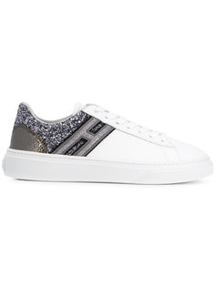 lace-up glitter sneakers Hogan